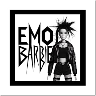 Emo Barbie Posters and Art